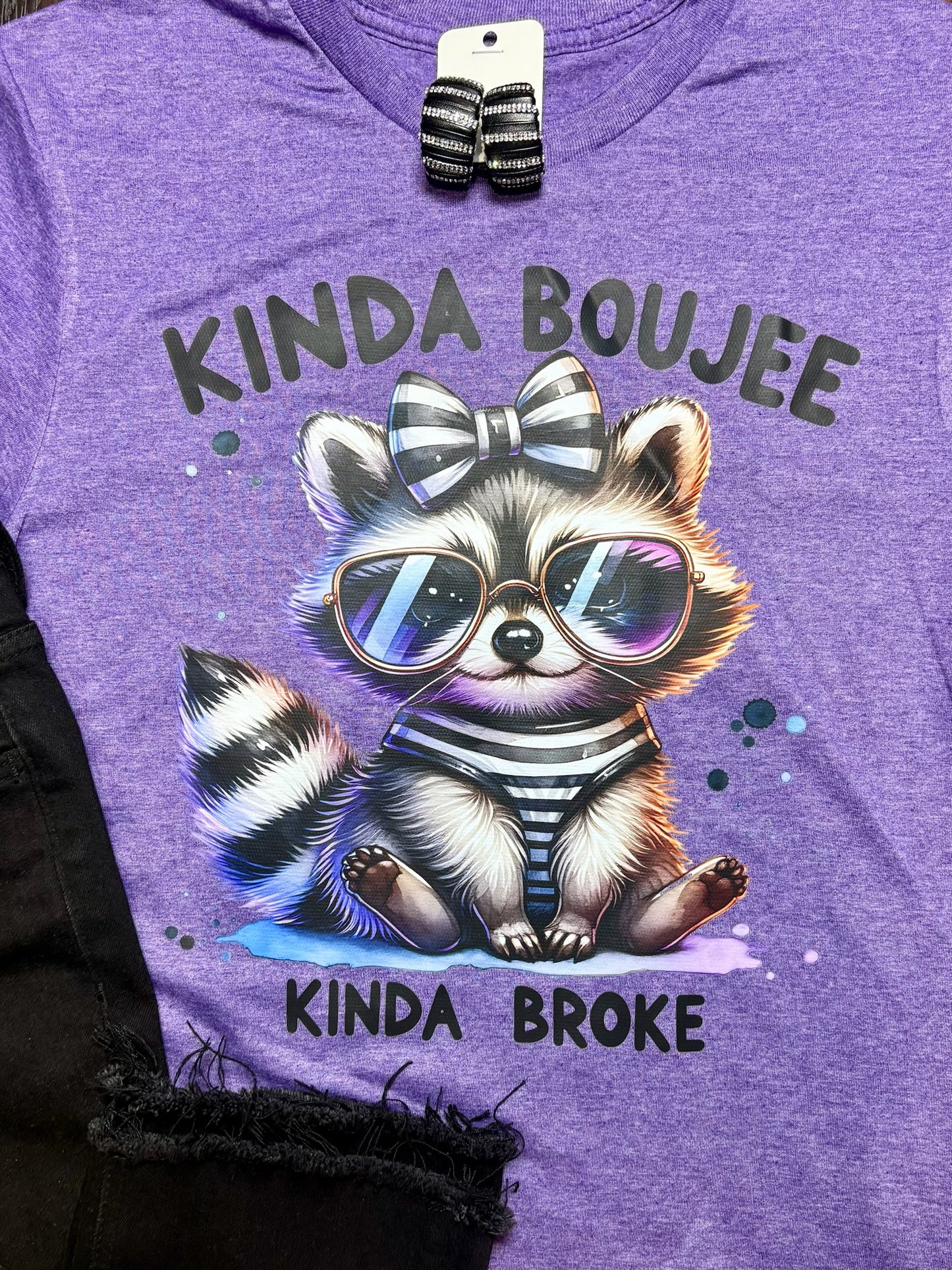 Kinda Boujee Kinda Broke T-Shirt