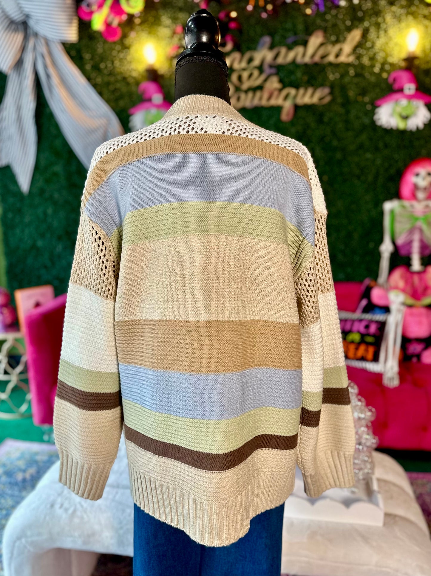 Sage Breeze Long Sleeve Cardigan