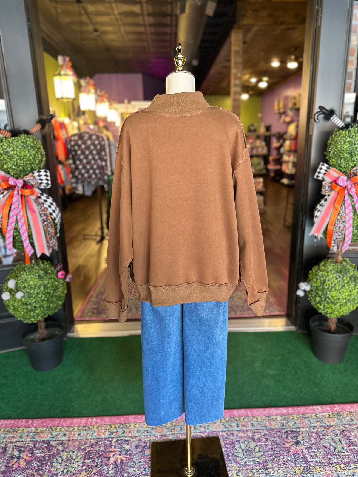 Worship Mock Neck Sweatshirt