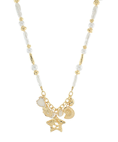 Sea Life Multi-charm Necklace