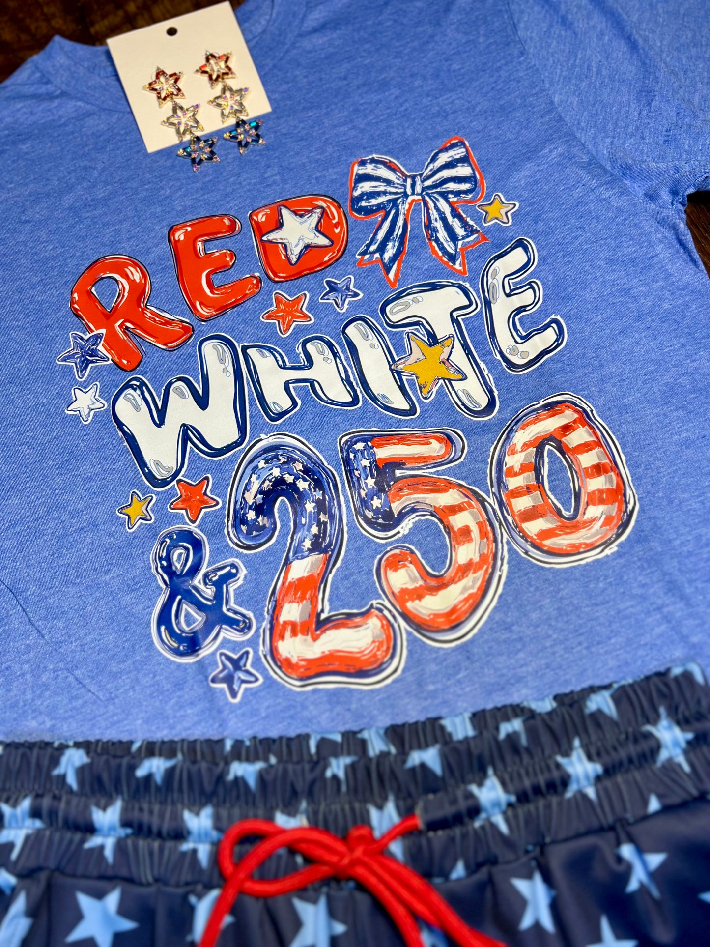 Red, White & 250 T-Shirt