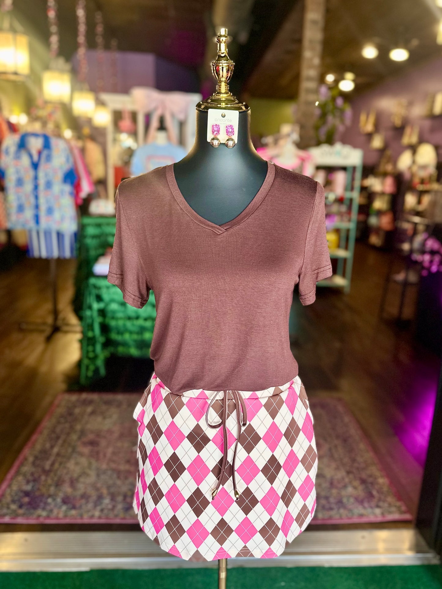 Pink Mocha Skort