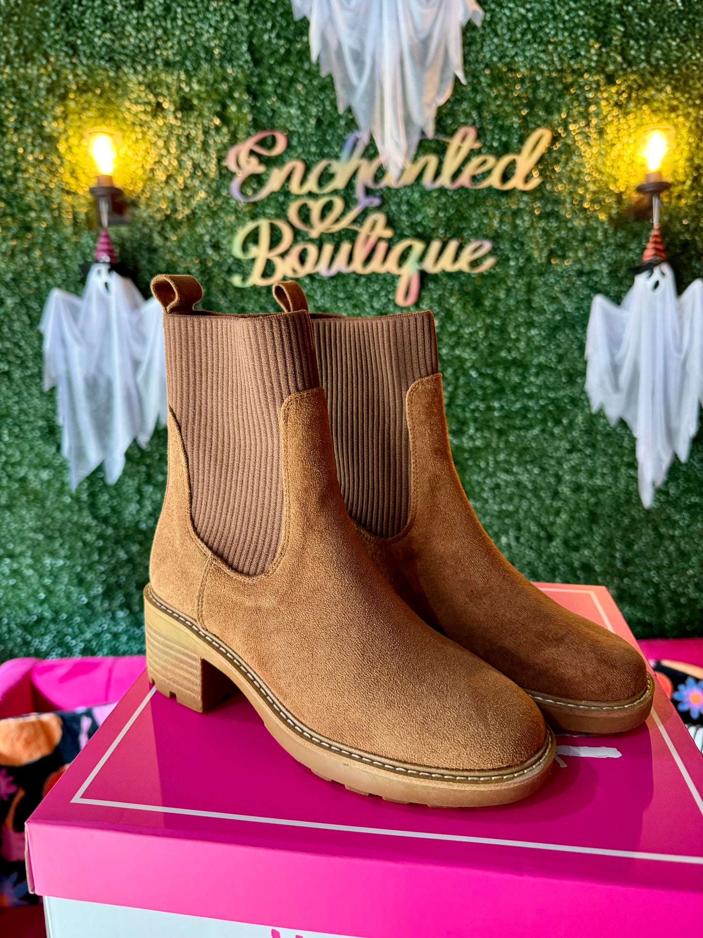 Corky’s “Goodness Gracious” Faux Suede Boots