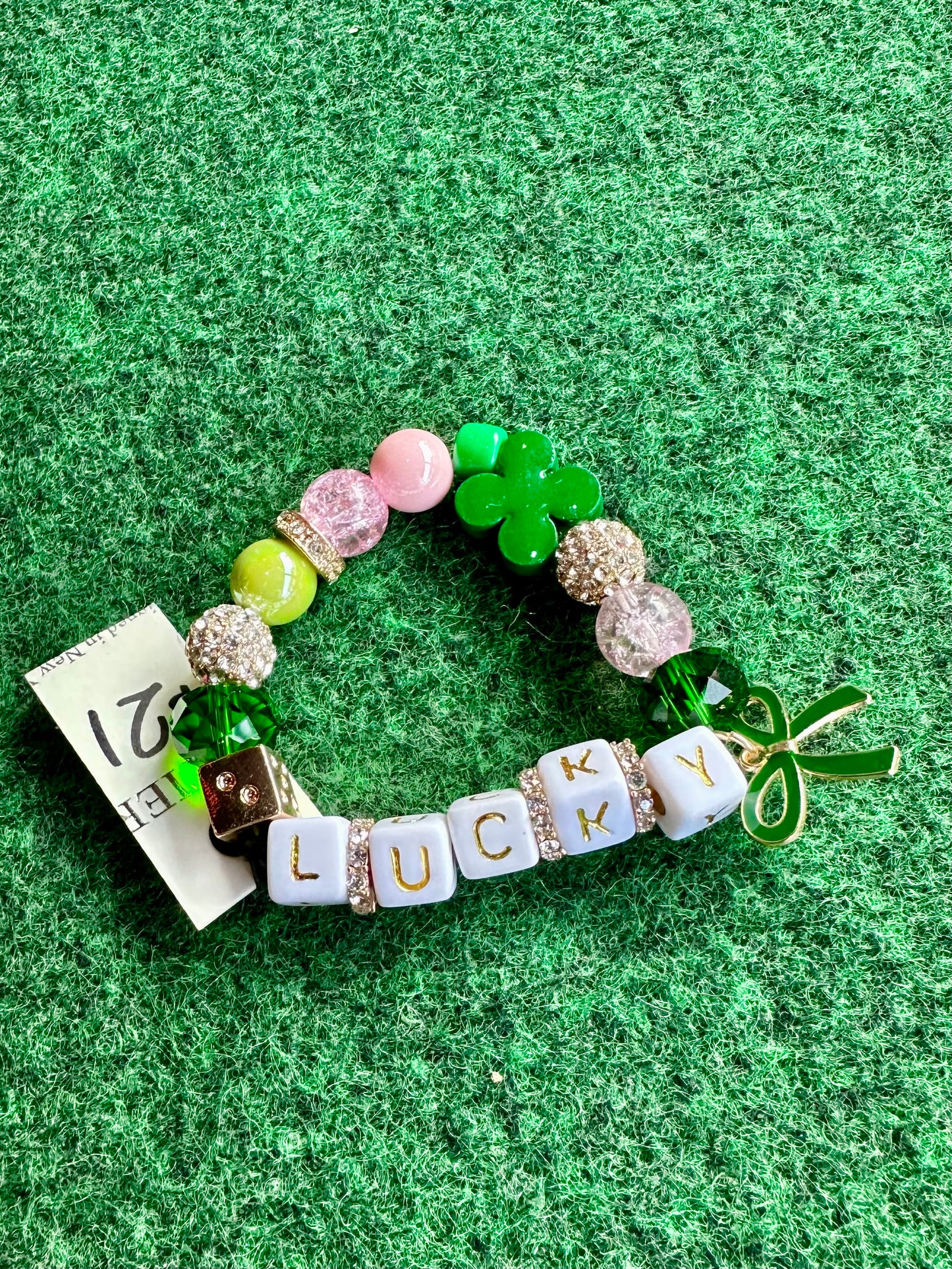 St. Patricks Day LUCKY Bracelet