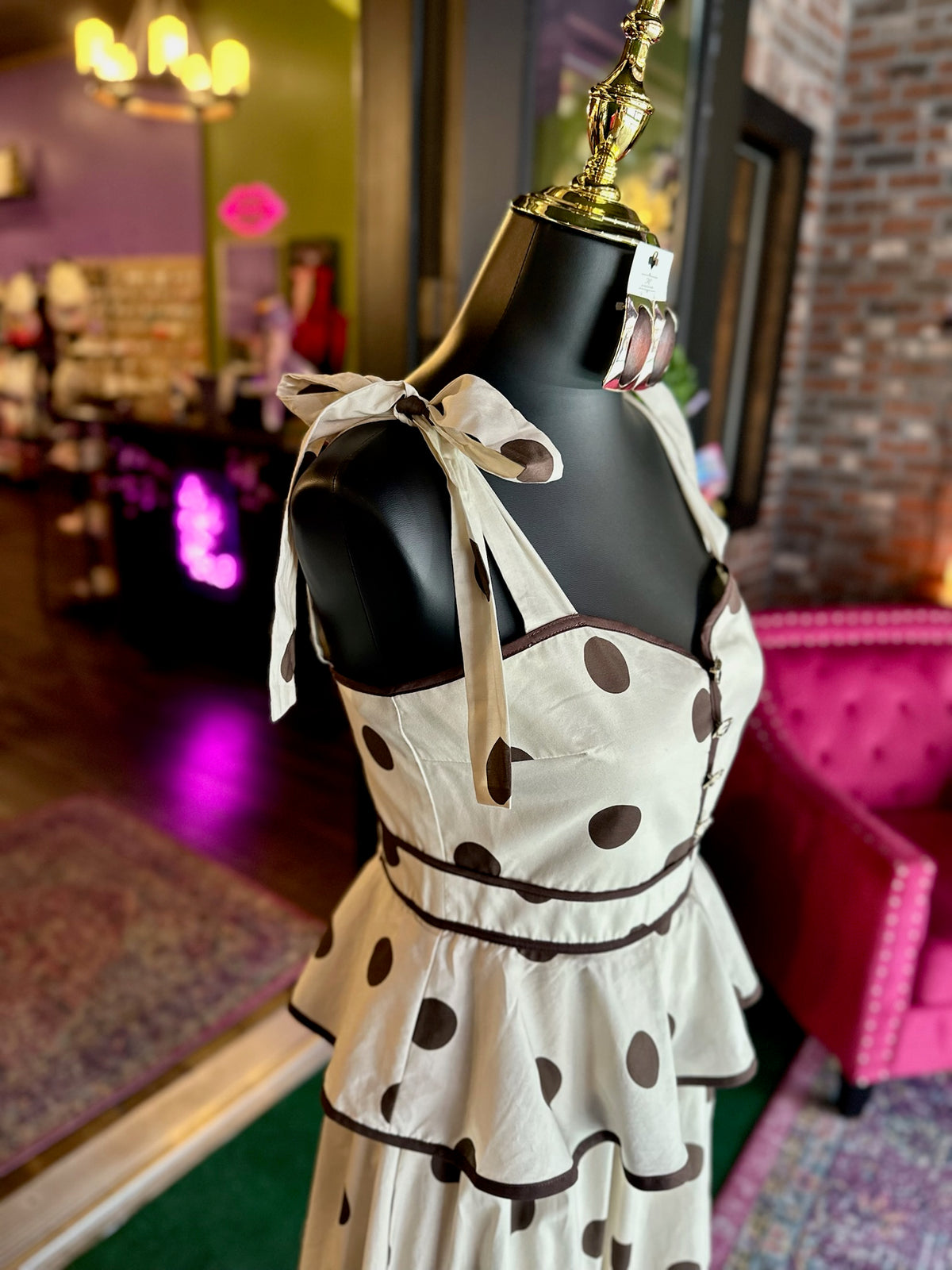Polka Dot Promise Midi Dress