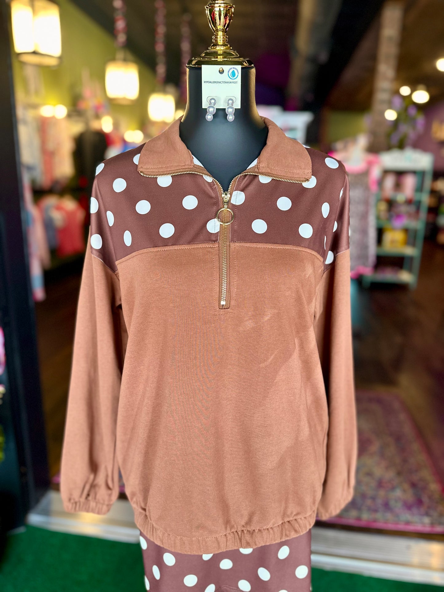 Chocolate Charm Pullover