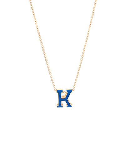 Royal Blue K Necklace