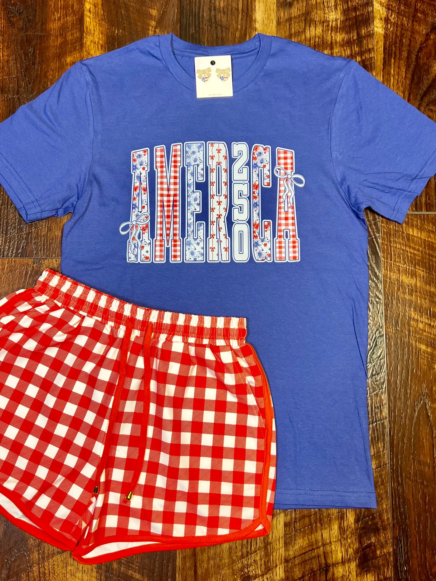 Red Gingham Everyday Shorts