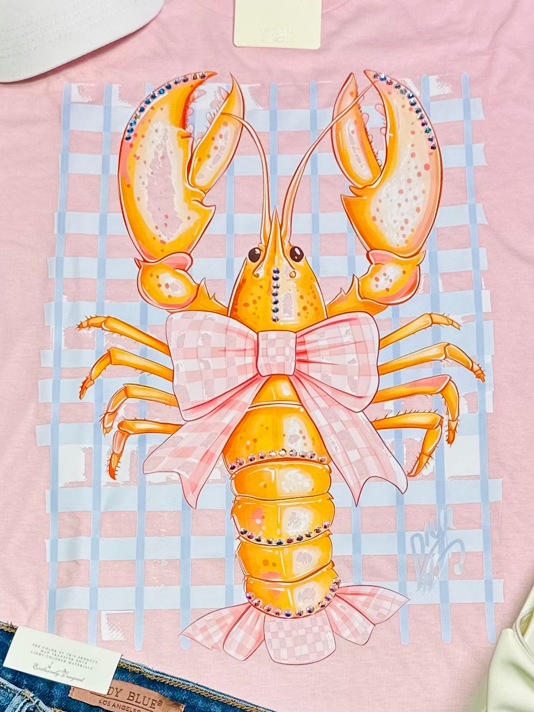 Southern Bling Crawfish Tee
