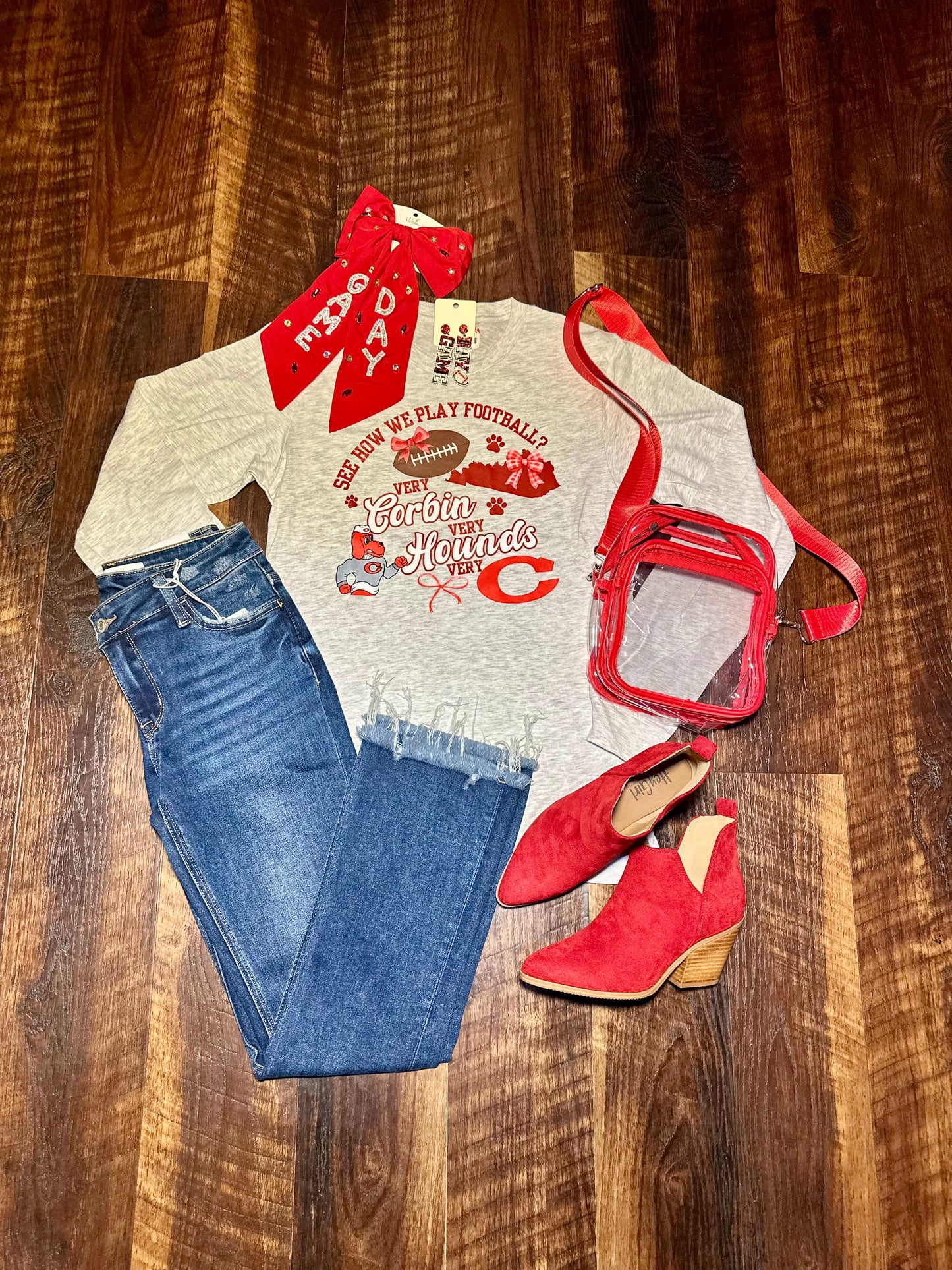 Very Demure Corbin Football Tee