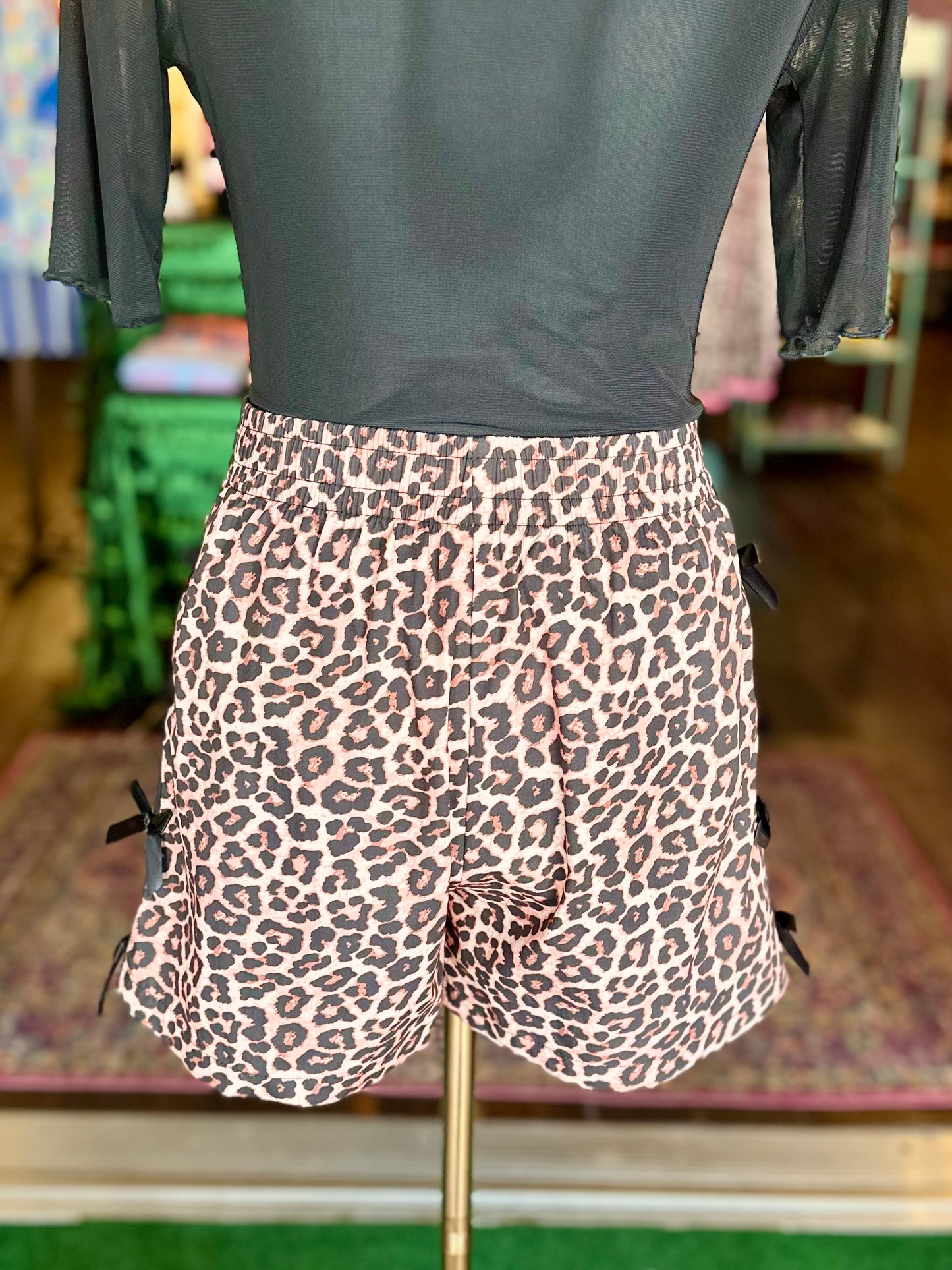 Safari Chic Leopard Boxer Shorts