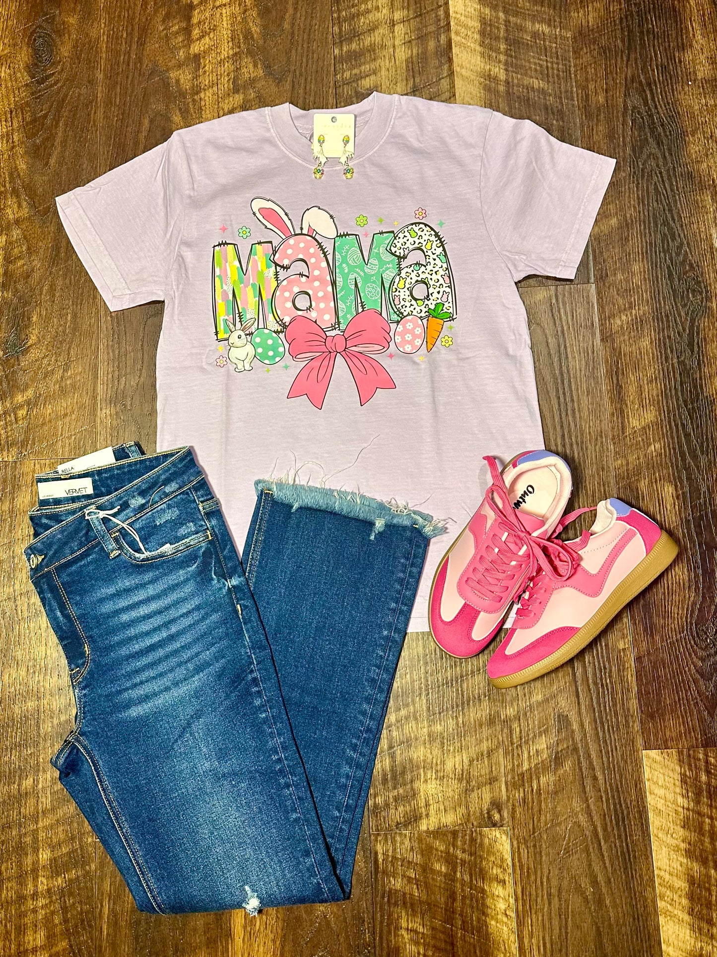 Comfort Colors Lavender Easter “ Mama ” Tee