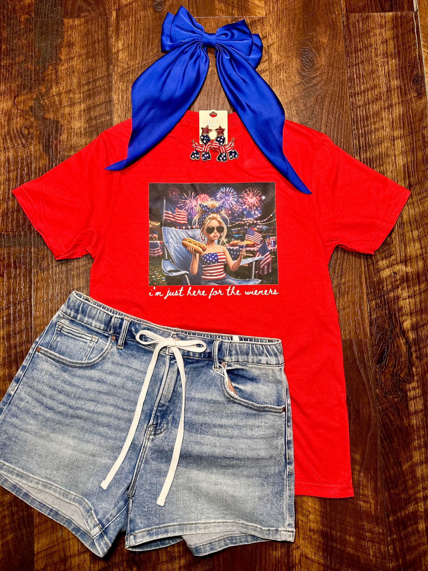 Risen Super Stretchy Denim Shorts