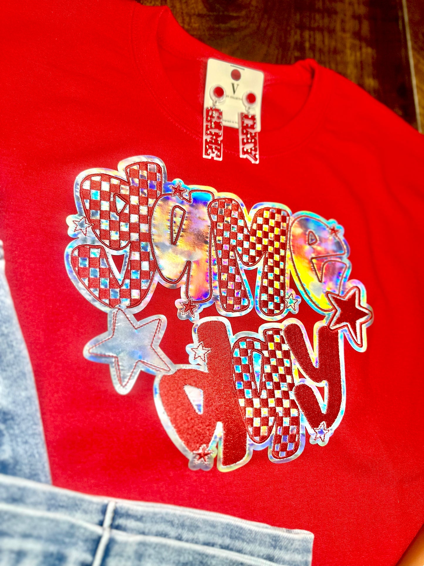 Red Game Day Sweatshirt