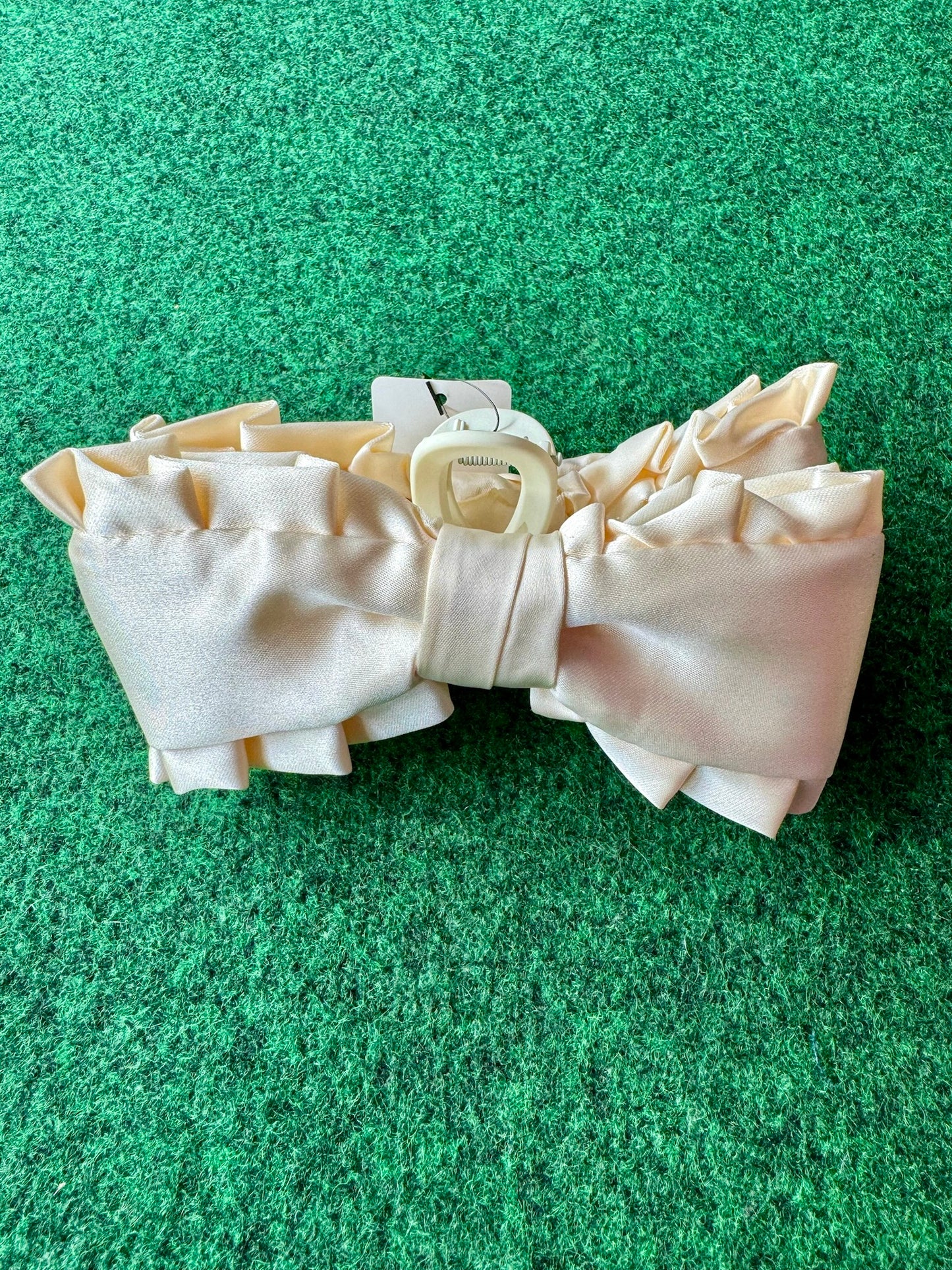 Satin Bow Claw Clips