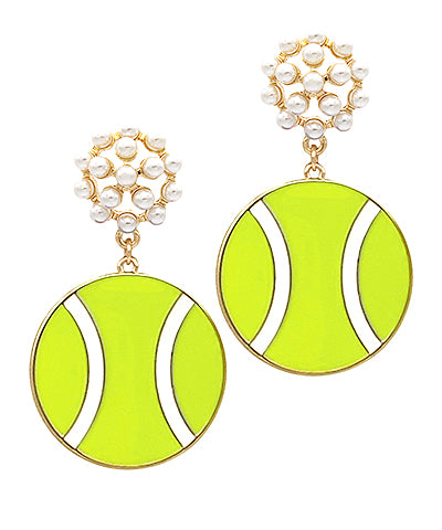 Tennis Ball Earrings
