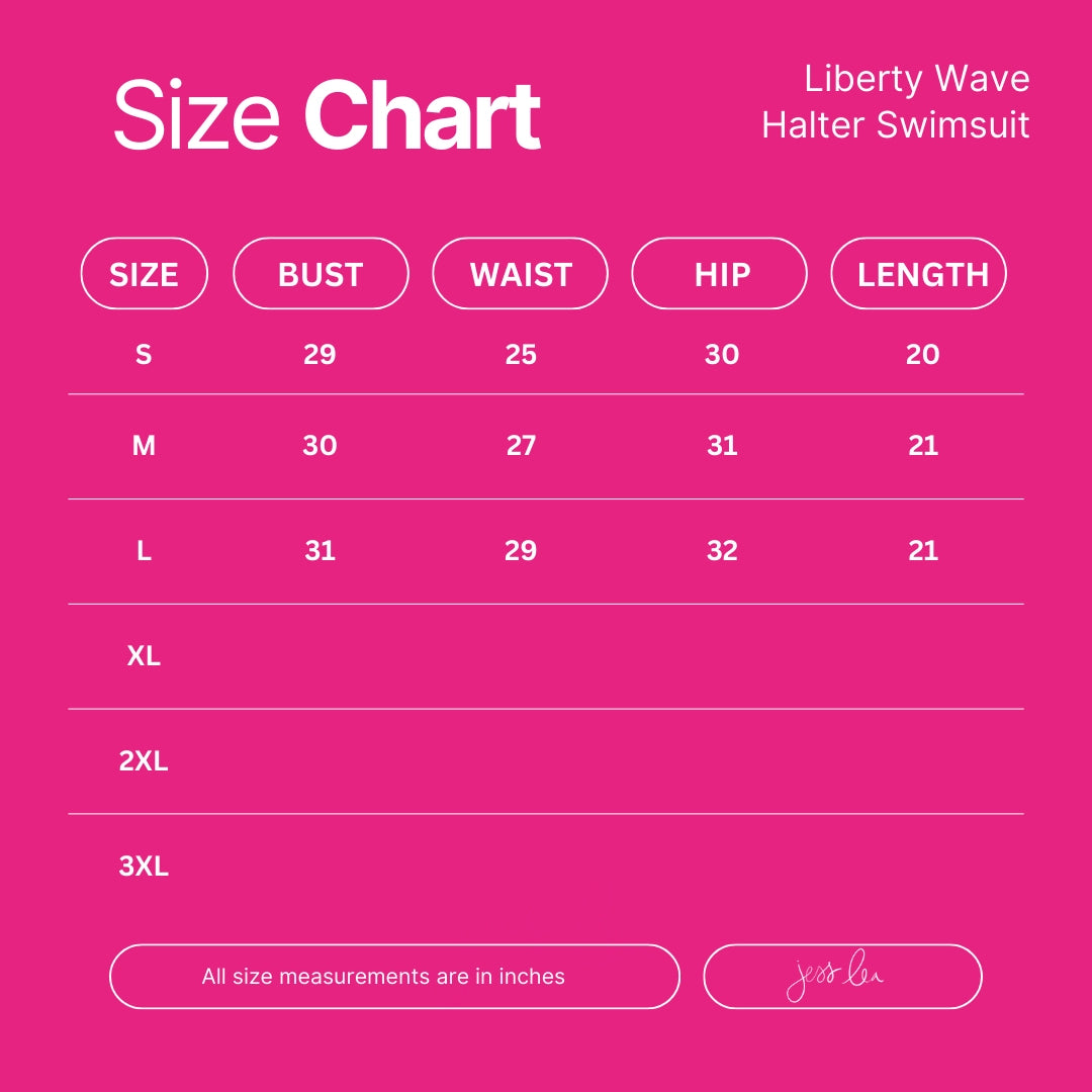 Liberty Wave Halter Swimsuit
