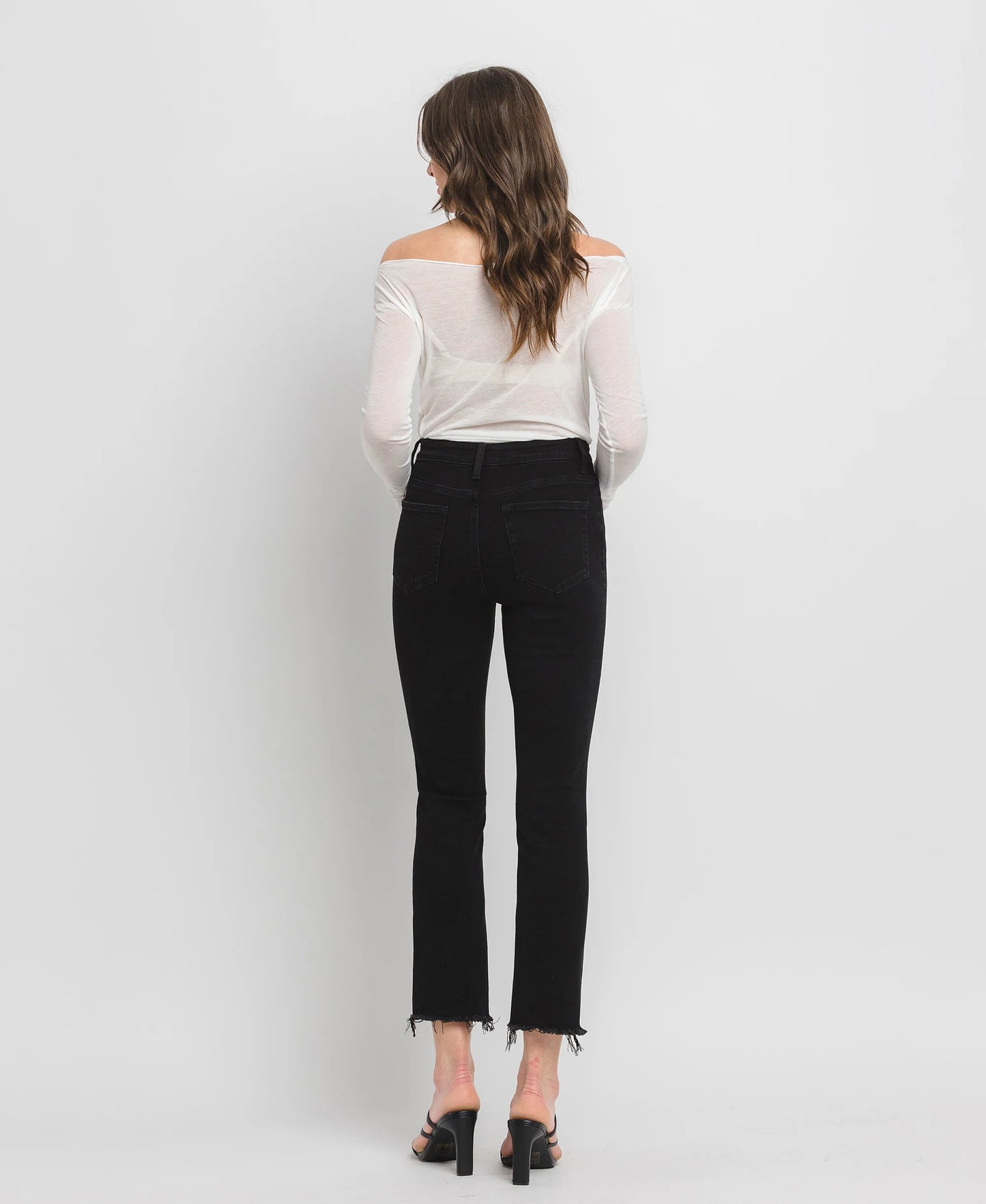 Lovervet Black Denim Straight Leg Jeans