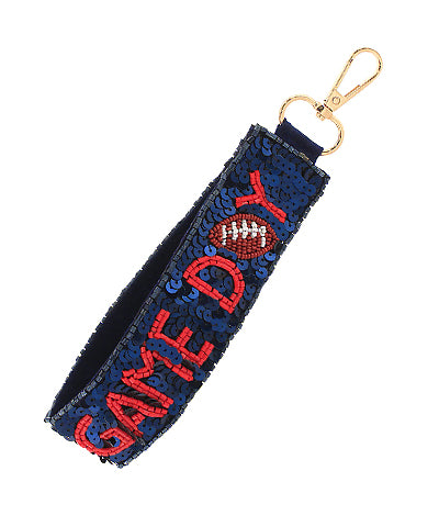 GAMEDAY Sequin Keychain Strap