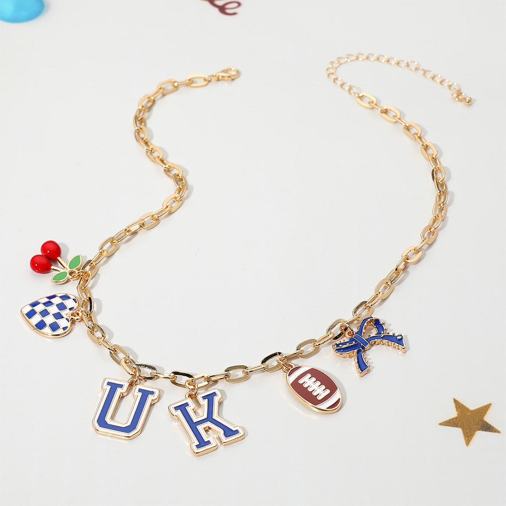 UK Football Charm Necklace