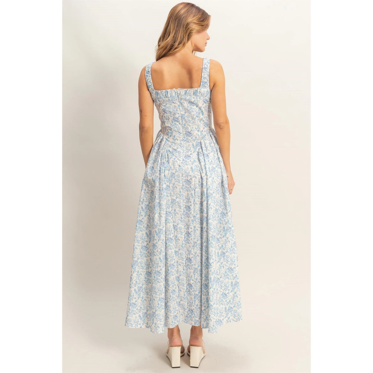Whispered Elegance Midi Dress