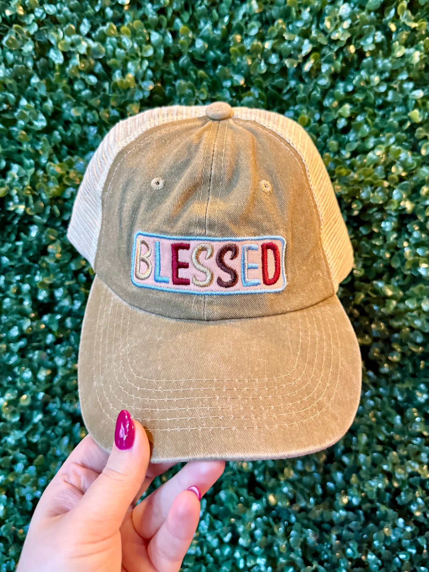 BLESSED Stitched Hat