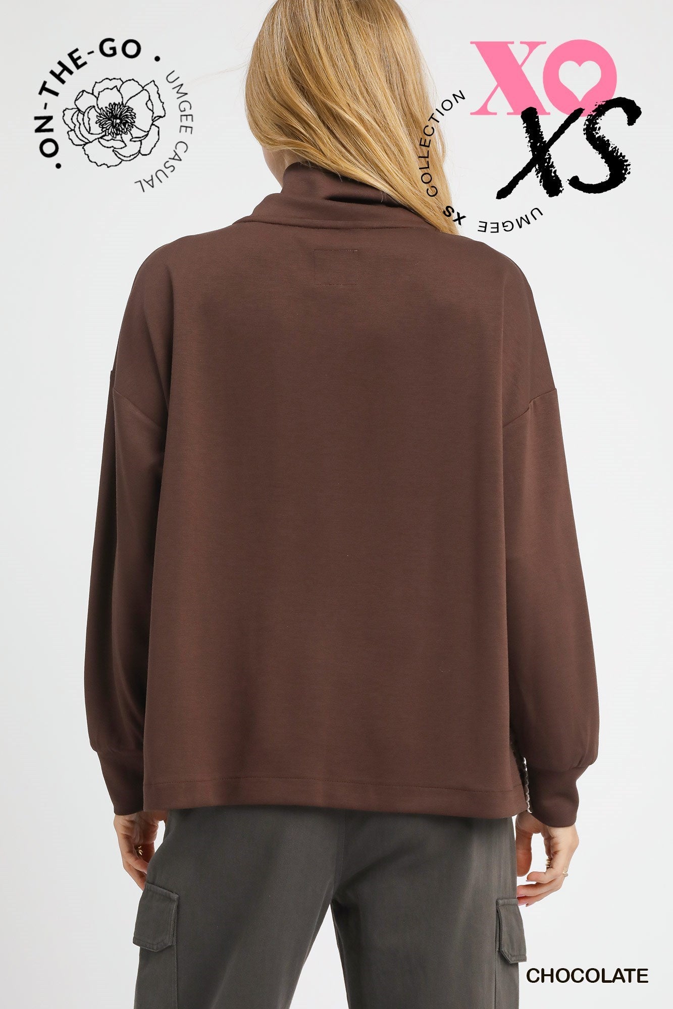 Chocolate Luxeknit Oversized Pullover