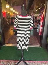 Load image into Gallery viewer, Living in Stripes T-shirt Dress
