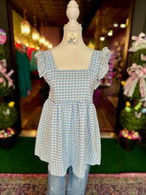 Load image into Gallery viewer, Blue Gingham Top

