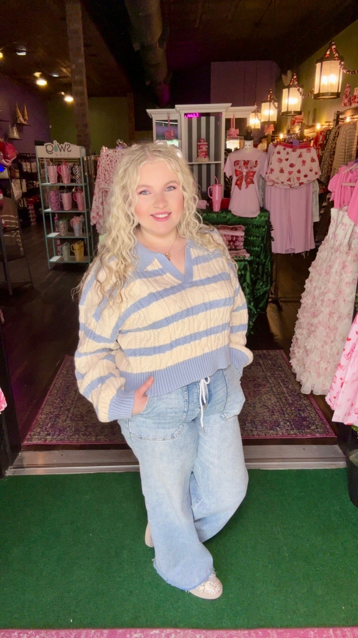 Blue Haven Knit Sweater