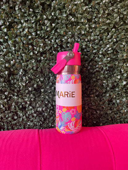 Tropical 22oz Water Bottle