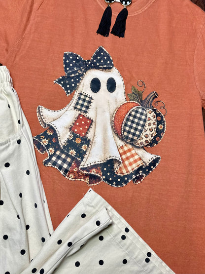 Comfort Colors Patchwork Ghost T-Shirt