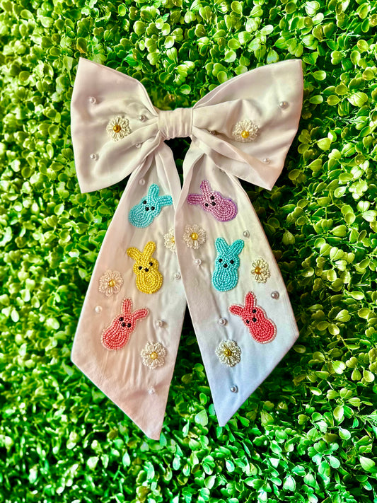 Easter Peep Bow Barrettes