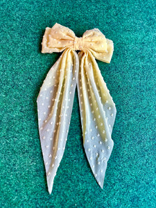 Dotted Coquette Barrette Bows