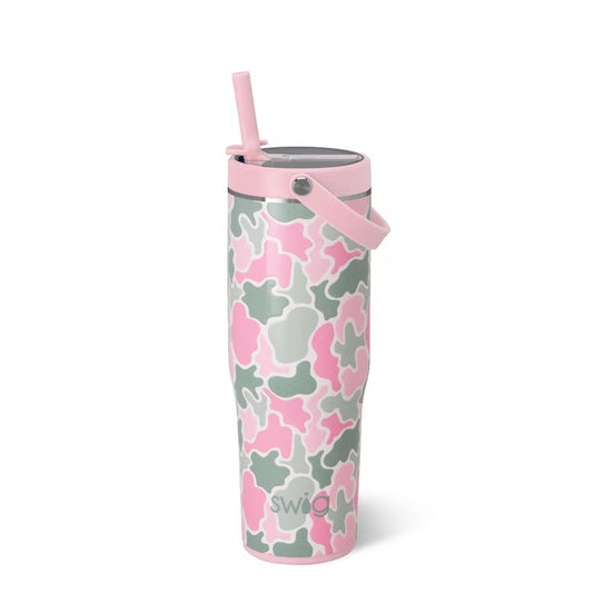 SWIG Blushing Camo 30oz Leakproof To-Go Tumbler
