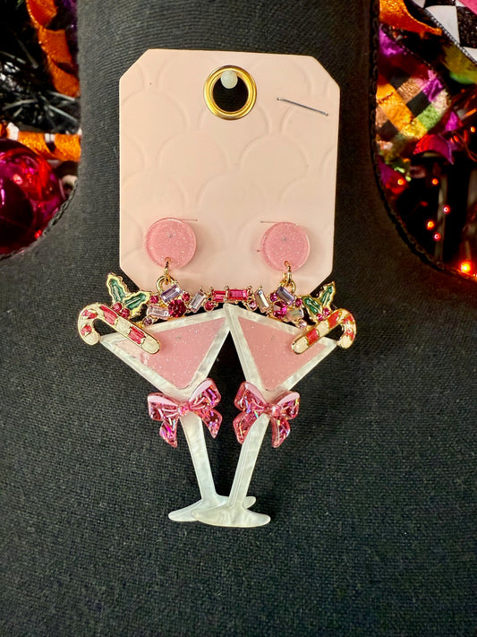 Christmas Cocktail Earrings