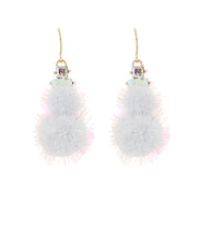 Load image into Gallery viewer, Christmas Snowman Earrings
