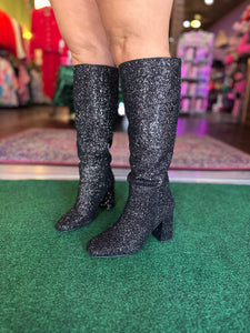 Corky’s “ YOLO “ Tall Glitter Boots