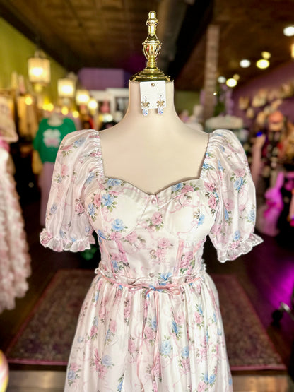 Rosewater Reverie Midi Dress