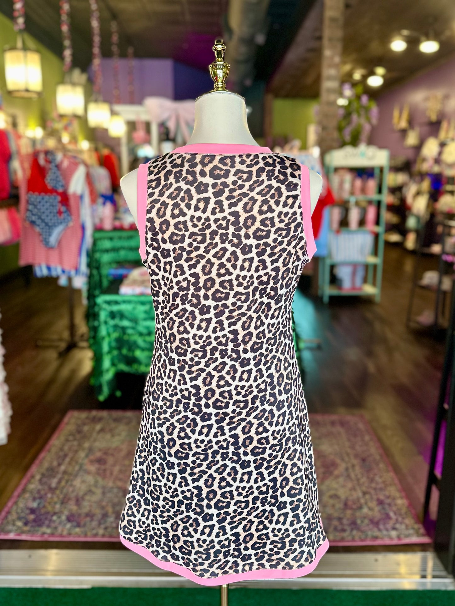 Pink Safari Chic “Lucy” Tank Dress