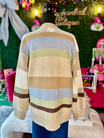 Sage Breeze Long Sleeve Cardigan