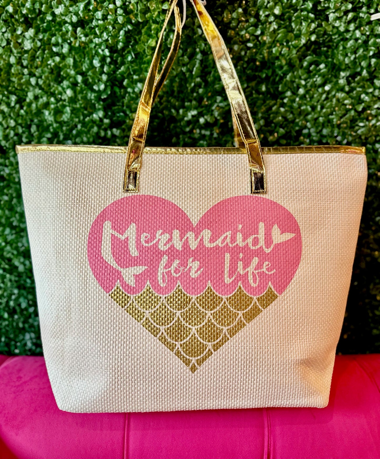Mermaid For Life Beach Bag