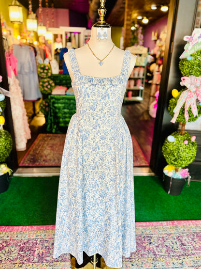 Whispered Elegance Midi Dress