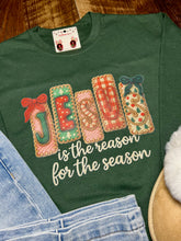 Load image into Gallery viewer, Jesus Is The Reason Christmas Sweatshirt
