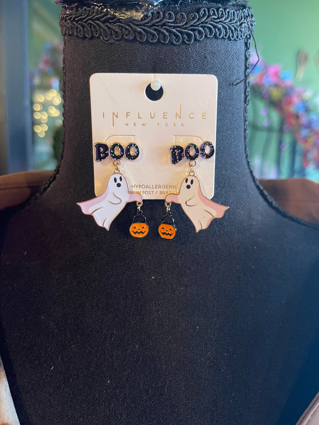 BOO Ghost Earrings