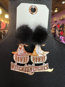 Howdy Witches Earrings