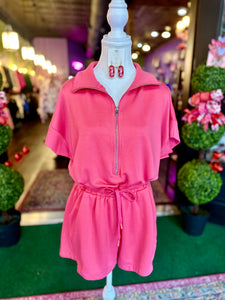 Luxeknit Half-Zip Rompers