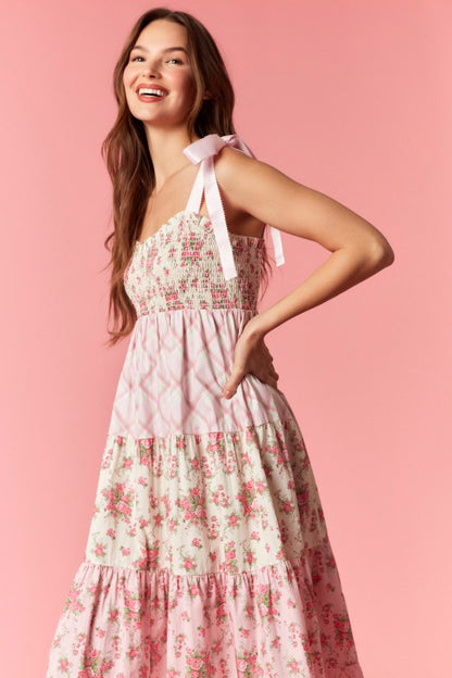 Southern Sweetheart Poplin Midi Dress