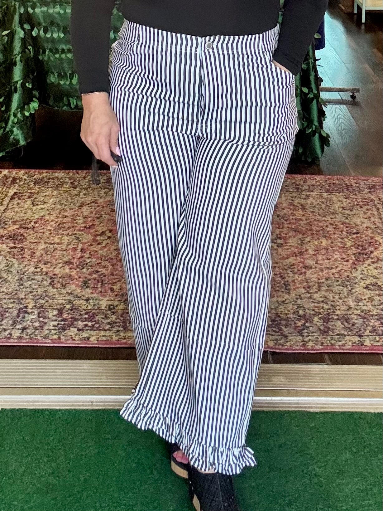 Autumn Avenue Striped Pants