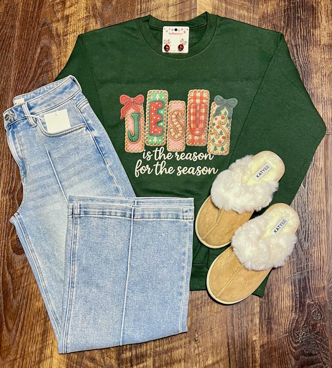 Jesus Is The Reason Christmas Sweatshirt